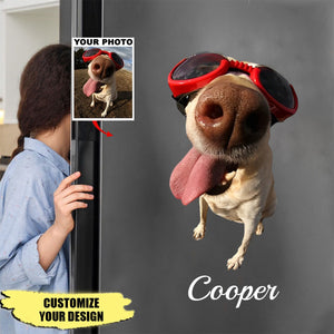 Customized Your Family Photo Ornament - Personalized Christmas Photo Decal