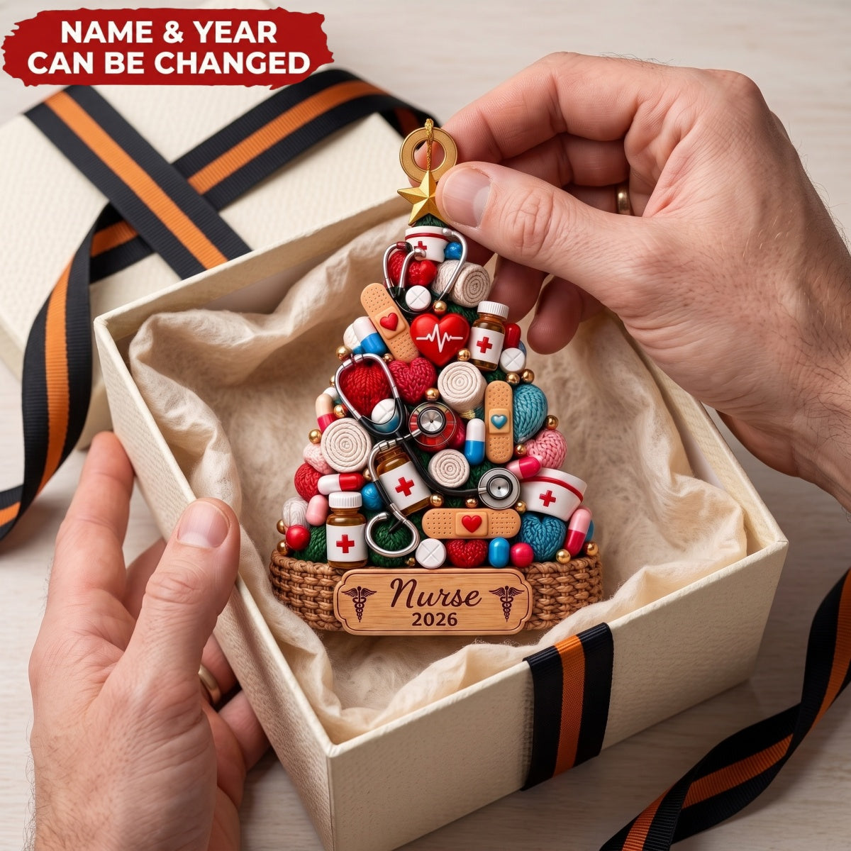 Healthcare Worker – Personalized Acrylic Custom Shape Ornament