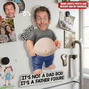Taste Testing Is a Dad’s Duty - Personalized Acrylic Fridge Magnet, Father’s Day Gift for Dad, Husband, Grandpa