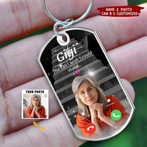 The Call I Wish I Could Make - Personalized Memorial Stainless Steel Keychain