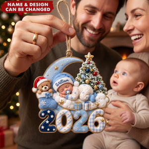 Baby Newborn – Personalized Acrylic Custom Shape Ornament