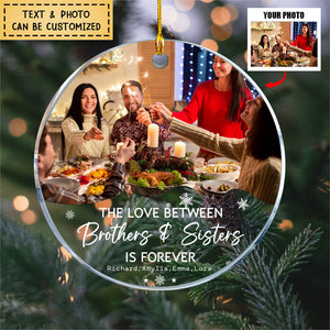 The Greatest Gift Our Parents Gave Us - Personalized Acrylic Photo Ornament