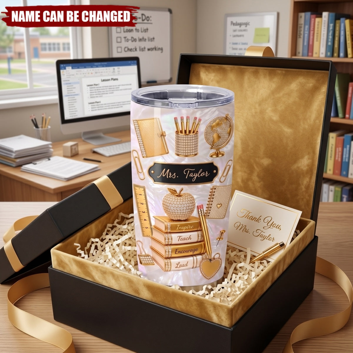 Teachers Change Lives - Personalized Tumbler