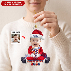 My 1st Christmas - Personalized 1-Layer Acrylic Ornament