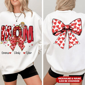 Meaningful Personalized Sweatshirt - Valentine Gifts For Grandma Mimi And Kids