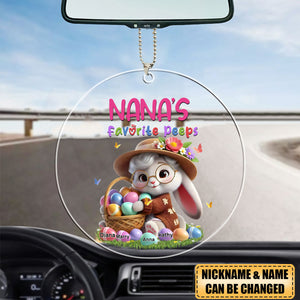 Personalized Gift Grandma's Favorite Acrylic Car Ornament