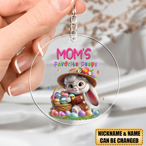 Personalized Gift Grandma's Favorite Acrylic Keychain