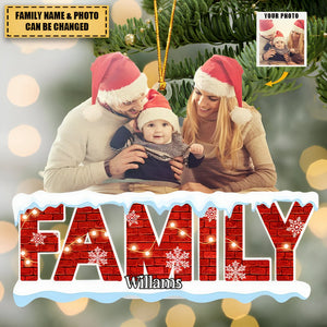 Personalized Photo Acrylic Ornament - Customized Your Photo Ornament