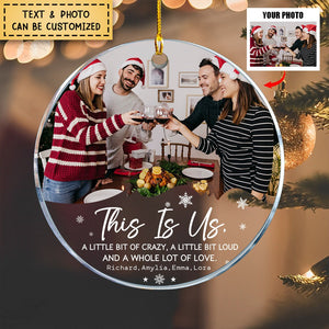 The Greatest Gift Our Parents Gave Us - Personalized Acrylic Photo Ornament