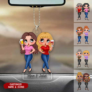 Pretty Sassy Women Personalized Acrylic Ornament