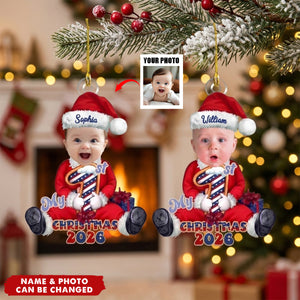 My 1st Christmas - Personalized 1-Layer Acrylic Ornament