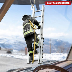 Firefighter Ornament - Personalized Acrylic Keepsake For Firefighters