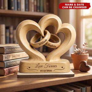 Together Since Wooden Plaque - Personalized Anniversary Gift for Couples