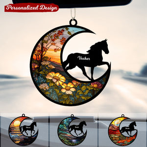 Personalized Pet Horse Loss Memorial Ornament