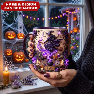 The Witch Coffee Accent Mug - Personalized Custom Coffee Mug, Gift For Witch Lovers