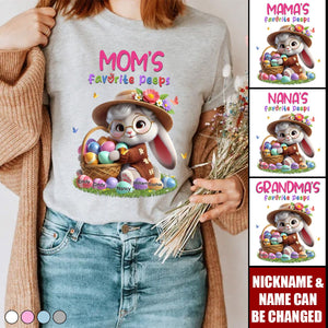 Personalized Gift Grandma's Favorite Easter T-Shirt