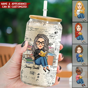 Just One More Chapter - Personalized Clear Glass Cup