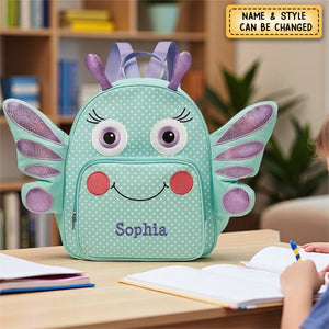 Custom Kid Name Embroidery Personalized Little Critter Backpacks