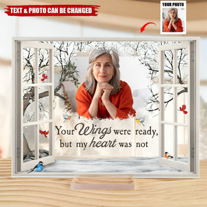 I'm Always With You Memorial - Personalized Photo Acrylic Plaque