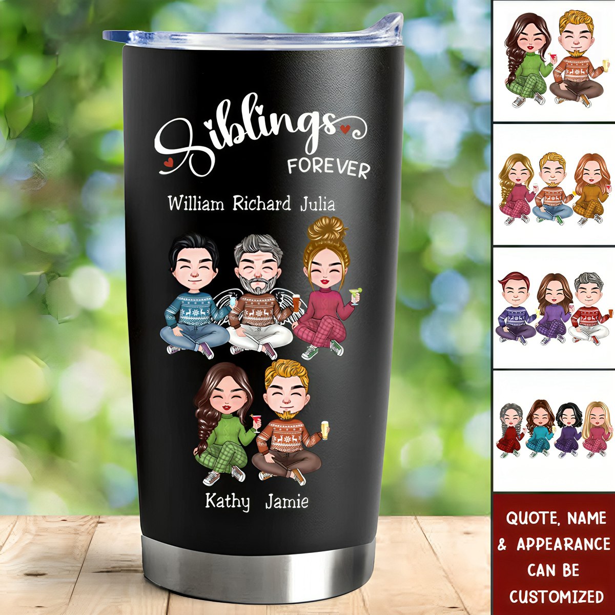 Together Forever - Personalized Tumbler
