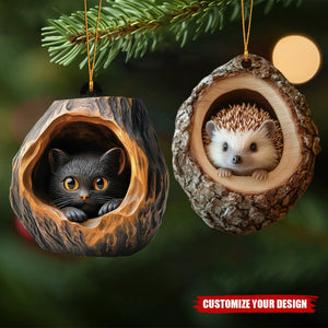 Forest Animal For Christmas - Personalized Acrylic Ornament