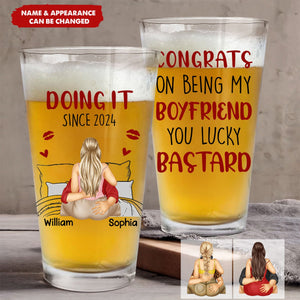 Still Tastier Than This Beer I Promise - Personalized Beer Glass