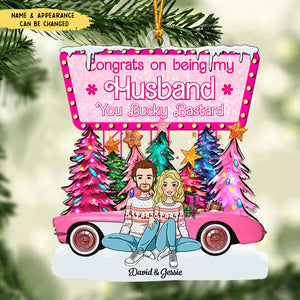 You're By Far My favorite - Christmas Tree Ornament - Personalized Ornament - Couple Gifts