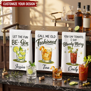 Custom Kitchen Towel - Personalized Birthday Gifts For Wife, Daughter, Besties, Mom, Yourself - Simply Being Me