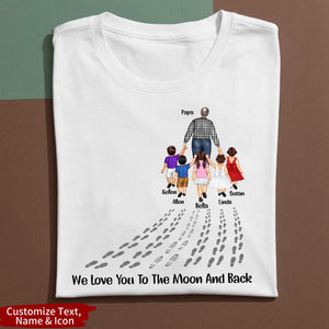 Happy Father's Day Best Dad Ever - Personalized T-Shirt