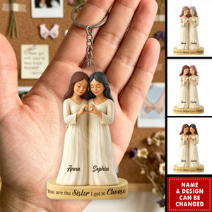 Custom Acrylic Keychain - My Chosen Sister, My Best Friend