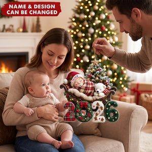 Our First Christmas Together – Personalized Acrylic Custom Shape Ornament