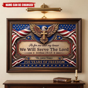 God Leads Our Family Forward - Personalized Poster