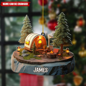 Camp Life - Personalized Camping Ornament