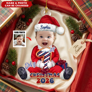 My 1st Christmas - Personalized 1-Layer Acrylic Ornament