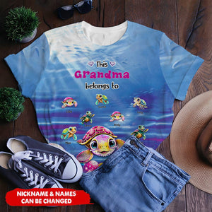 Gift For Grandma This Grandma Belongs To All-Over Print T-Shirt
