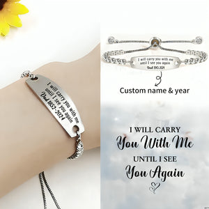 For Memorial-Personalized Engraved Bracelet
