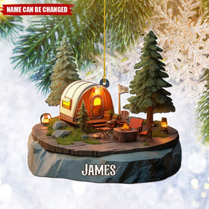 Camp Life - Personalized Camping Ornament
