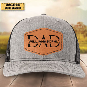 Personalized Dad Trucker Hat with Patch