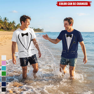 Custom Funny T-shirt - Personalized Birthday Gifts For Husband, Son - Suit Up Sort Of