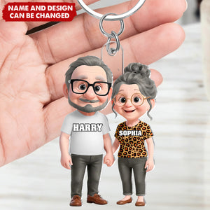 Love You For Life - Personalized Keychain, Gift for Couple, for Him, for Her
