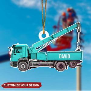 Personalized Lineman Ornament - Custom Lineman Ornament