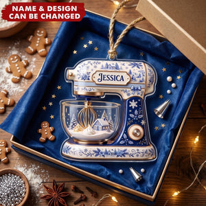 Toile & Batter – Personalized Acrylic Custom Shape Ornament, Gift For Baker
