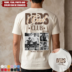 Cool Dad Club Custom Photo - Personalized Shirt For Dad, Grandpa