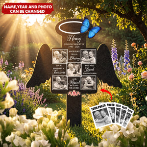 Your Life Was A Blessing Your Memory A Treasure - Personalized Plaque Stake