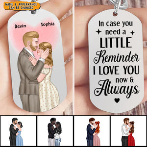 In Case You Need A Little Reminder, Couple Gifts - Personalized Keychain