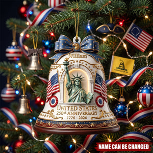 250th Anniversary of Americana Ornament, Independence Day Gift