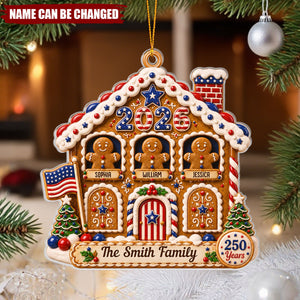 Sweet Memories Built Together - Personalized Acrylic Custom Shape Ornament