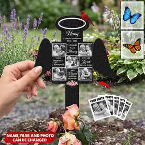 Your Life Was A Blessing Your Memory A Treasure - Personalized Plaque Stake