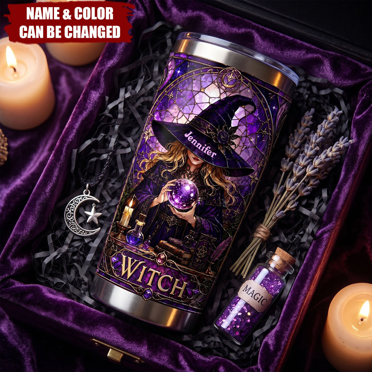 Gothic Witch - Personalized Witch Tumbler