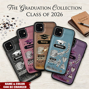 Graduation Gift - Personalized Graduation Wallet Phone Case